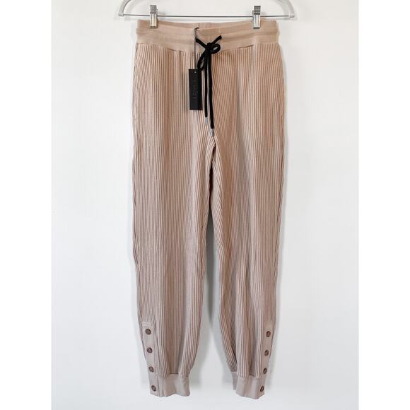 NEW The Range Jumbo Stark Waffle Knit Stretch Cotton Track Pants Size Small $255 - Picture 1 of 8